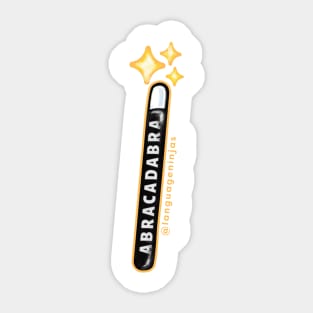 Abracadabra Wand Sticker